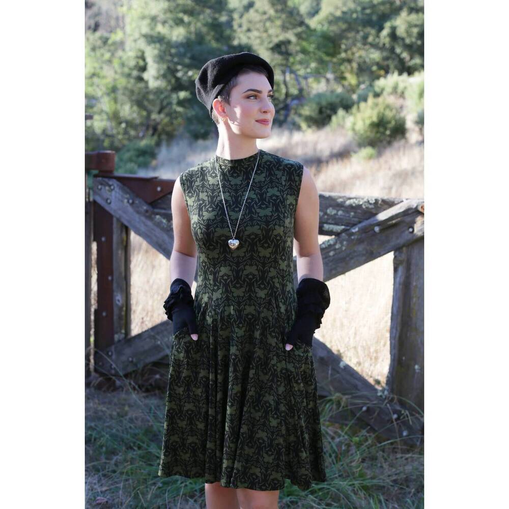 NEW EFFIE'S HEART mia mini dress in natural print